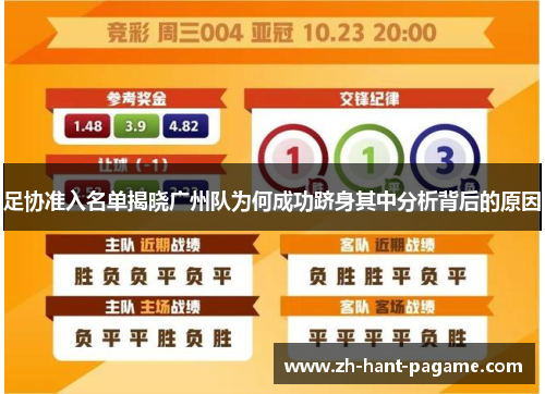 足协准入名单揭晓广州队为何成功跻身其中分析背后的原因
